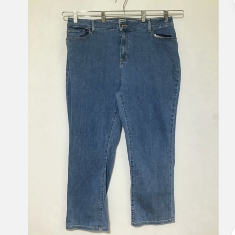 L.L. Bean Women's Classic Fit Straight Jeans - Blue